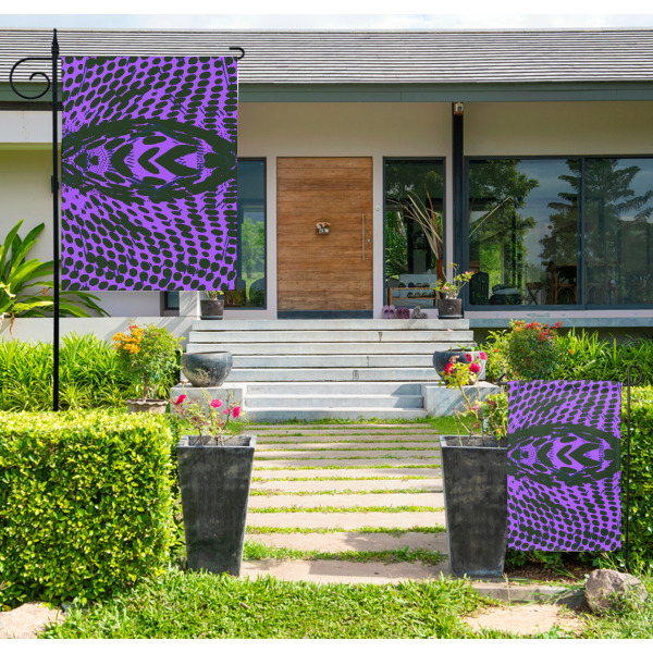 Custom Design - Large and Small Garden Flag - LIFESTYLE