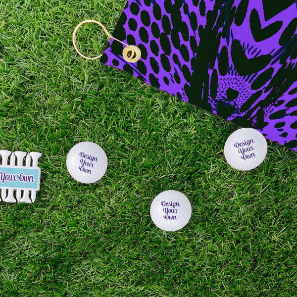 Custom Design - Golf Balls - Generic - Set of 3 - LIFESTYLE