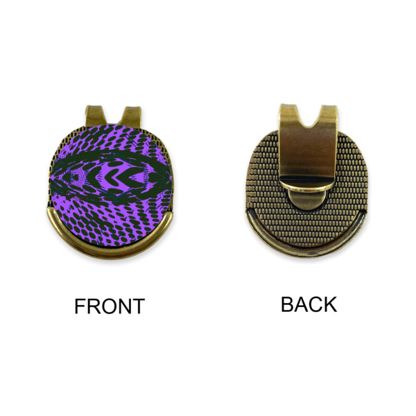 Custom Design - Golf Ball Hat Clip Marker - Apvl - GOLD