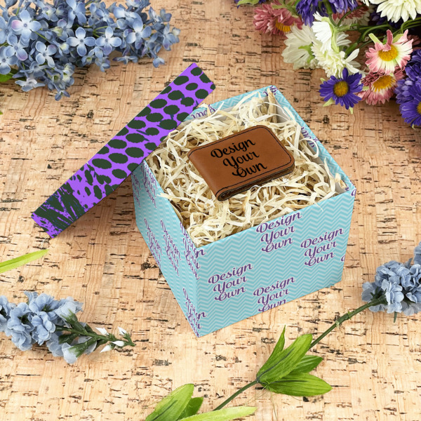 Custom Design - Gift Boxes with Lid - Canvas Wrapped - Small - In Context