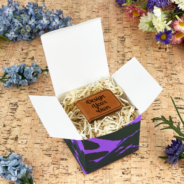 Custom Design - Cube Favor Gift Box - In Context