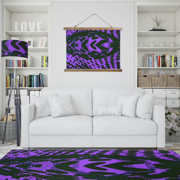 Custom Design - Wall Hanging Tapestry - Landscape - In Context