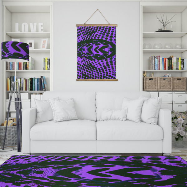 Custom Design - Wall Hanging Tapestry - Portrait - In Context