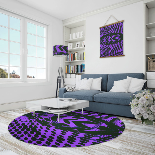 Custom Design - Round Area Rug - IN CONTEXT