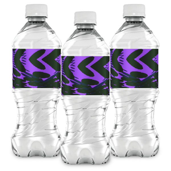 Custom Design - Water Bottle Labels - Front View