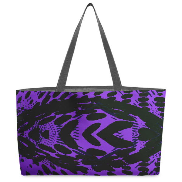 Custom Design Your Own Beach Totes Bag - w/ Black Handles