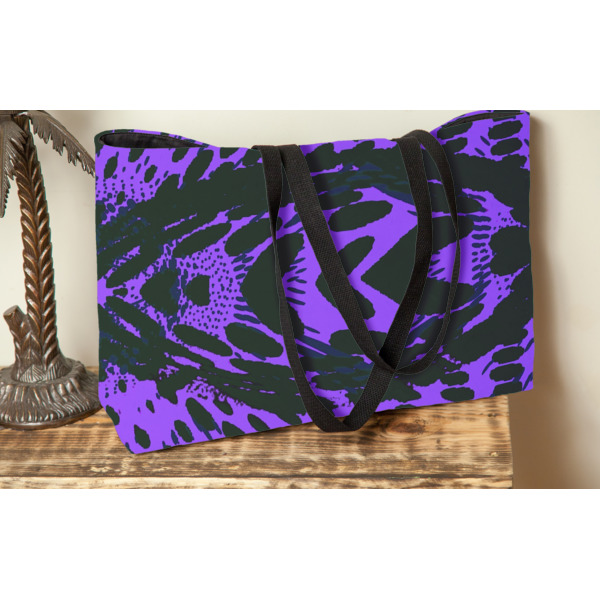 Custom Design - Tote w/Black Handles - Lifestyle View