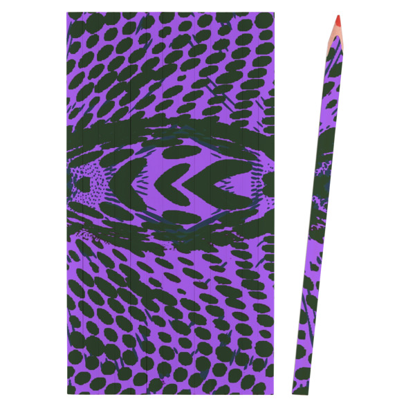 Custom Design - Colored Pencils - Front View