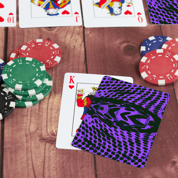 Custom Design - On Table with Poker Chips