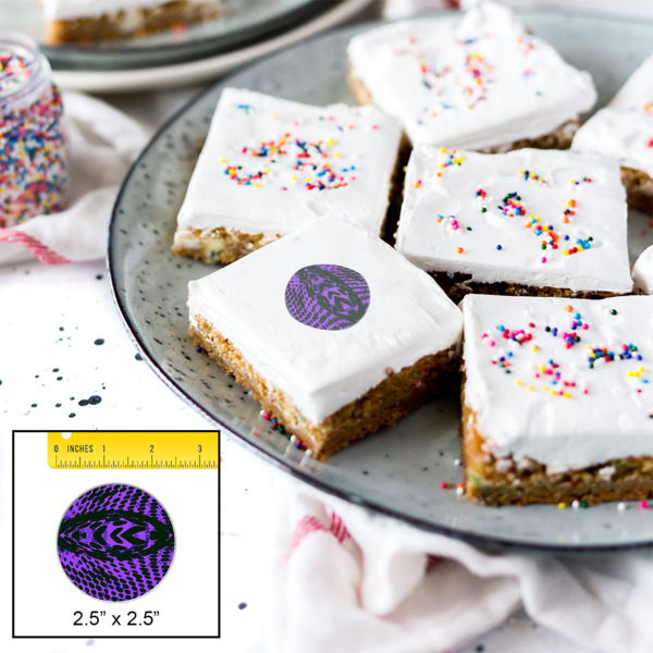 Custom Design - Printed Icing Circle - Medium - In Context