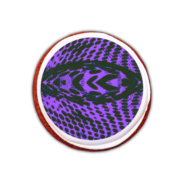 Custom Design - Printed Icing Circle - XSmall - On Cookie