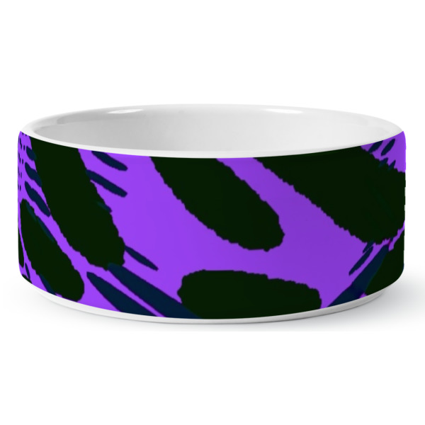 Custom Design - Ceramic Dog Bowl - Medium - Front