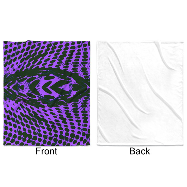 Custom Design - Minky Blanket - 50"x60" - Single Sided - Front & Back