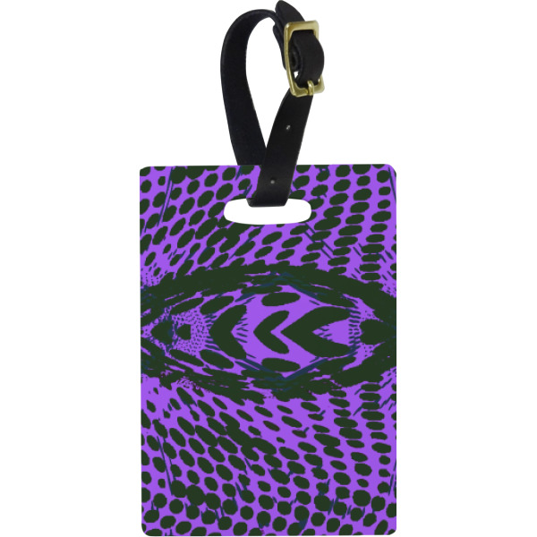 Custom Design Your Own Plastic Luggage Tag - Rectangular