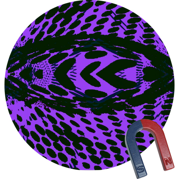 Custom Design Your Own Round Fridge Magnet