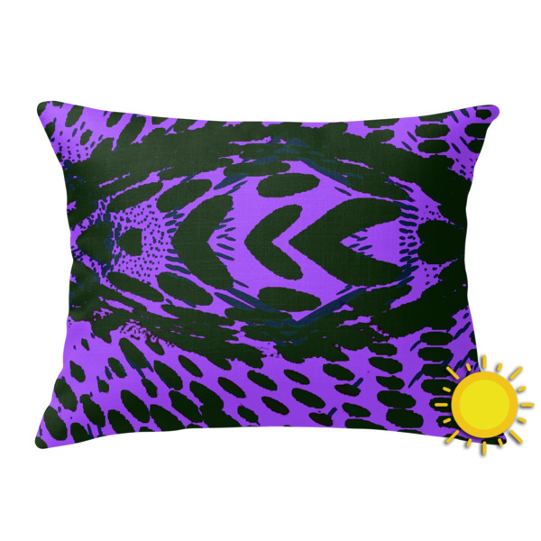 Custom Design Your Own Outdoor Throw Pillow - Rectangular