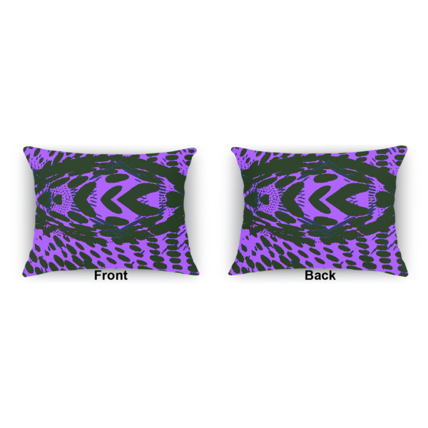 Custom Design - Outdoor Rectangular Throw Pillow (Front and Back)