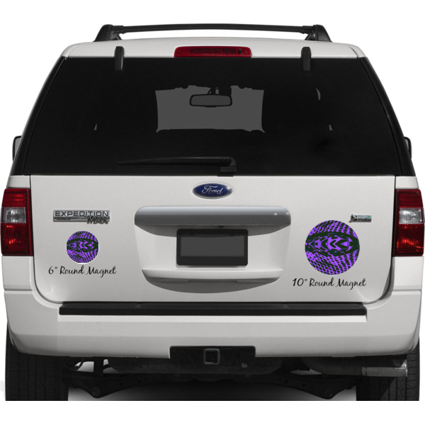 Custom Design - Personalized Car Magnets on Ford Explorer