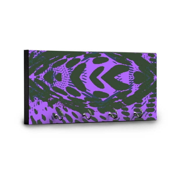 Custom Design - Key Hanger - Front View with Hooks