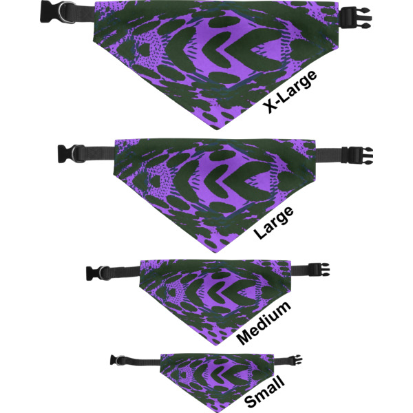 Custom Design - Pet Bandana Sizes