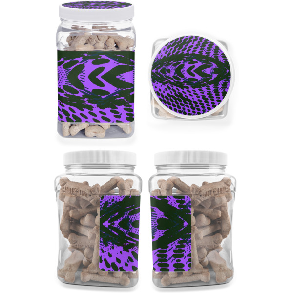 Custom Design - Pet Treat Jar - Multiple Angles