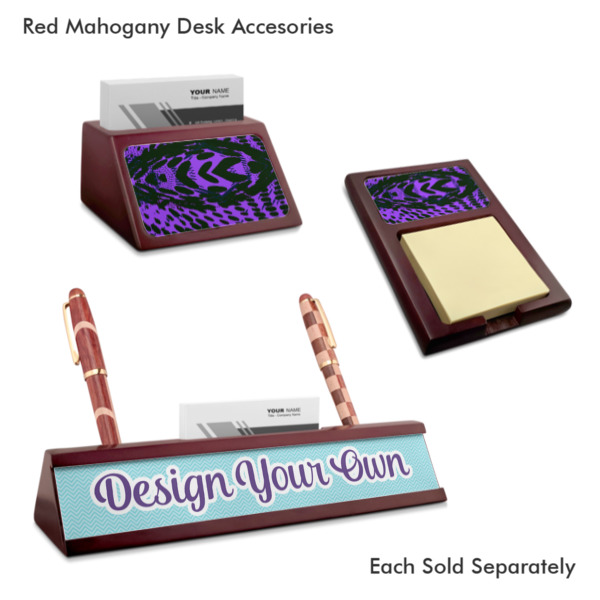 Custom Design - Mahogany Desk Accessories