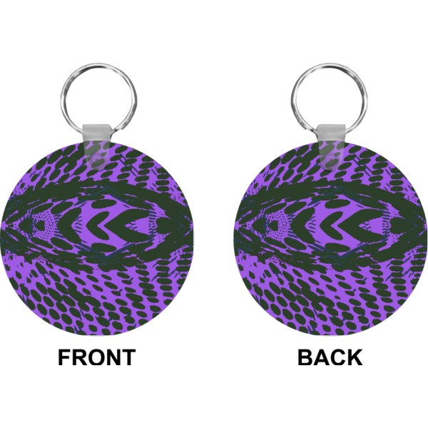 Custom Design - Circle Keychain (Front + Back)