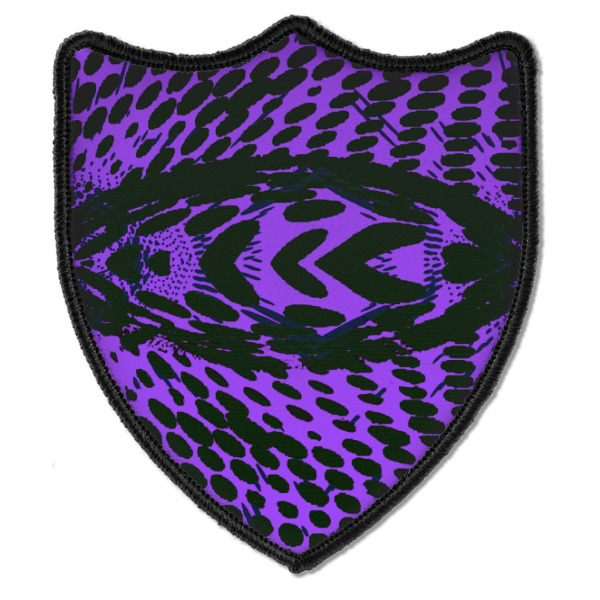 Custom Design - Iron On Patch - Shield - Style B - Front