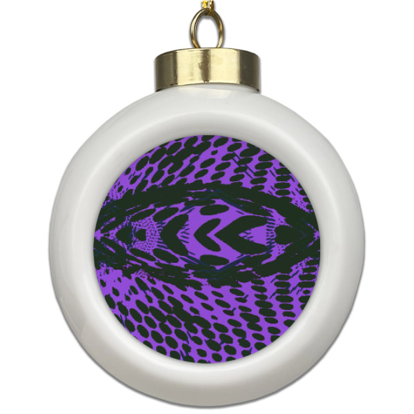 Custom Design Your Own Ceramic Ball Ornament