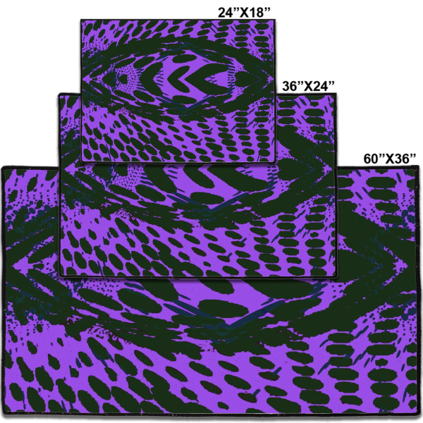 Custom Design - Door Mats - Size Comparison