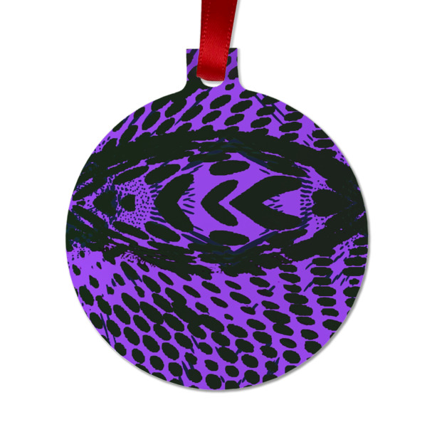 Custom Design - Metal Ball Ornament - Front