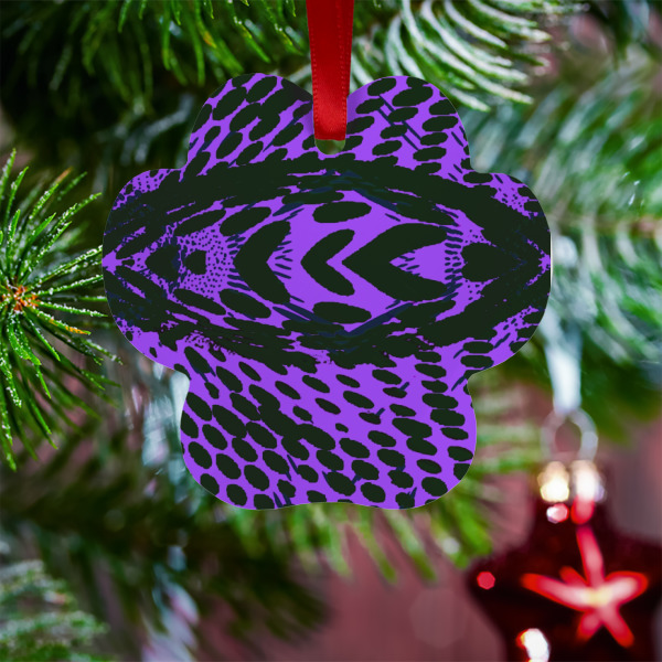 Custom Design - Metal Paw Ornament - Lifestyle