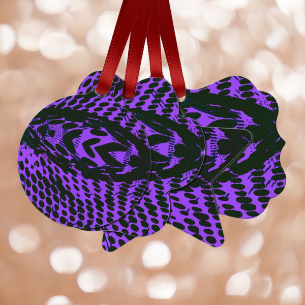 Custom Design Your Own Metal Ornaments - Double-Sided