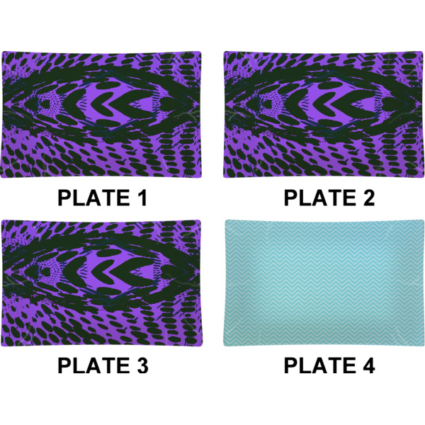 Custom Design - Set of Rectangular Dinner Plates (Approval)