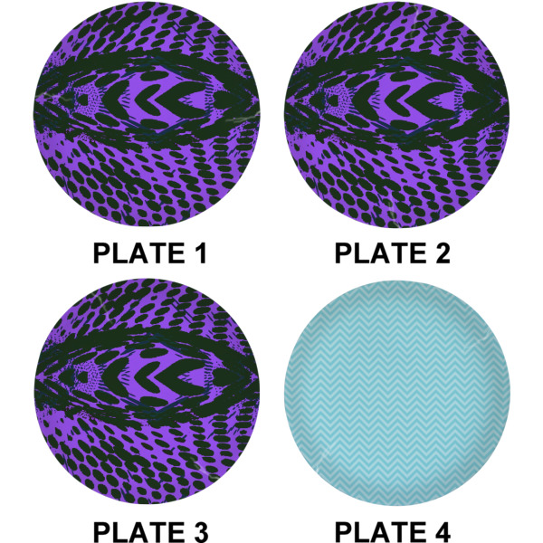 Custom Design - Set of Lunch / Dinner Plates (Approval)