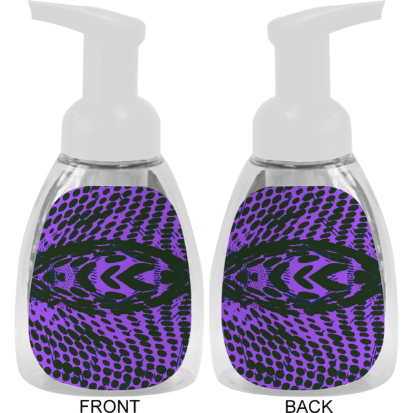 Custom Design - Foam Soap Bottle - White - Front & Back