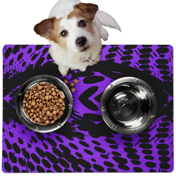 Custom Design - Dog Food Mat - Medium LIFESTYLE