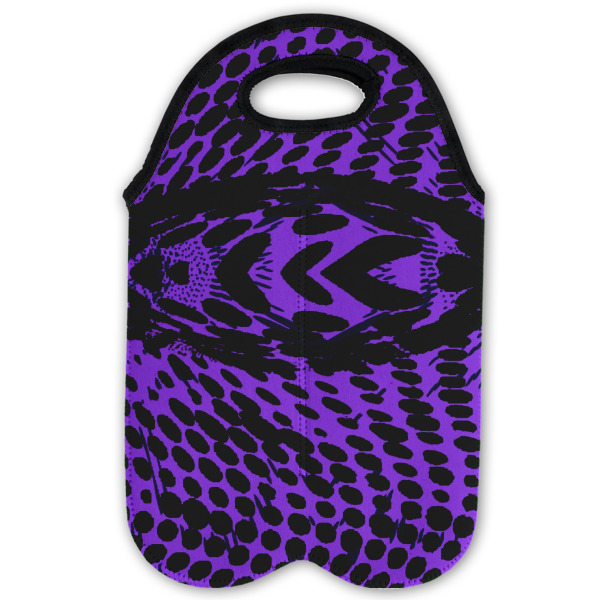 Custom Design - Double Wine Tote - Flat