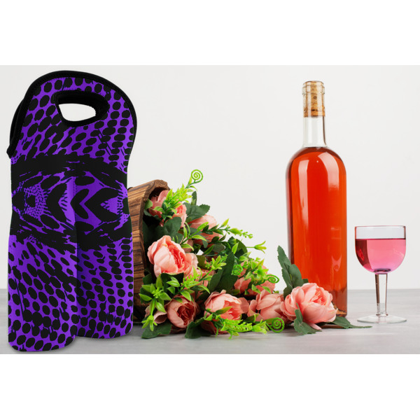 Custom Design - Double Wine Tote - In Context