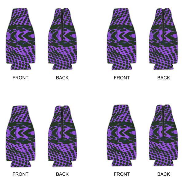 Custom Design - Zipper Bottle Cooler - Set of 4 - Approval