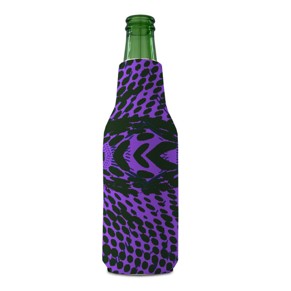 Custom Design - Zipper Bottle Cooler - FRONT (bottle)