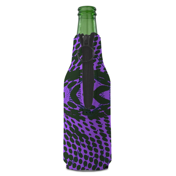 Custom Design - Zipper Bottle Cooler - BACK (bottle)