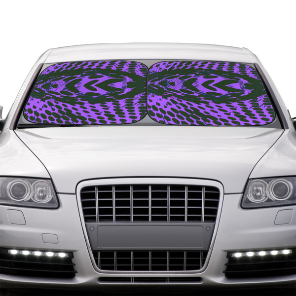 Custom Design - Car Sun Shades - IN CONTEXT