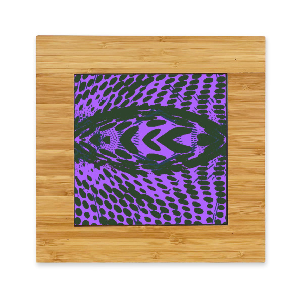 Custom Design Your Own Bamboo Trivet with Ceramic Tile Insert