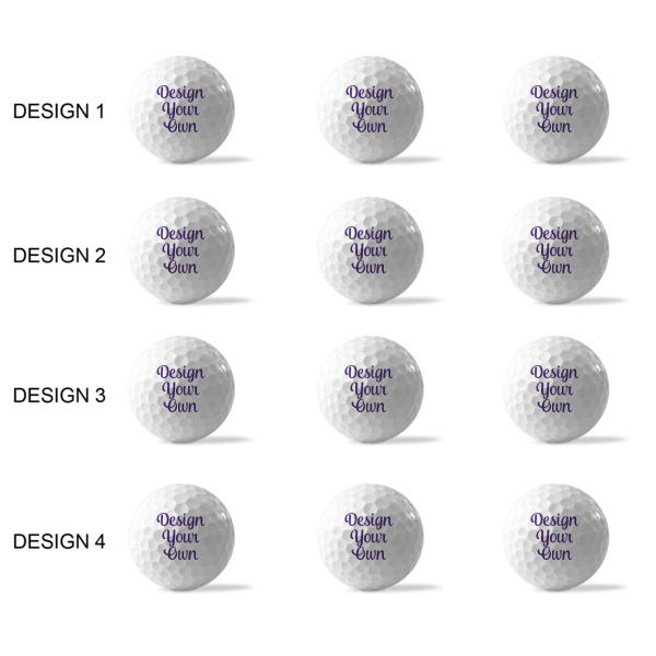 Custom Design - Golf Balls - Generic - Set of 12 - APPROVAL
