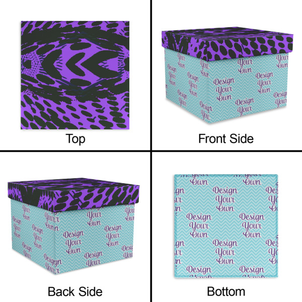 Custom Design - Gift Boxes with Lid - Canvas Wrapped - Large - Approval