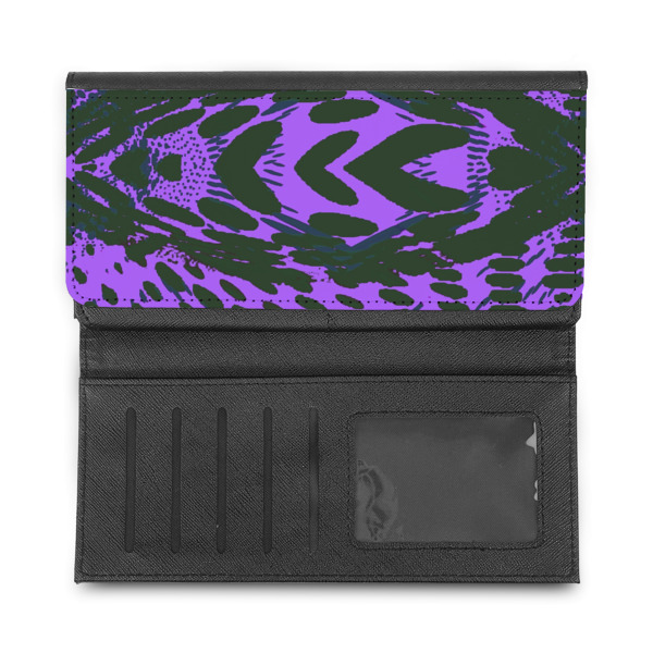 Custom Design - Ladies Wallet - Half Way Open