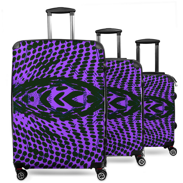Custom Design Your Own 3-Piece Luggage Set - 20" Carry On - 24" Medium Checked - 28" Large Checked