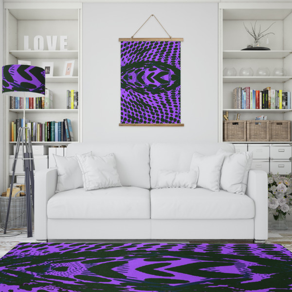 Custom Design - Wall Hanging Tapestry - Portrait - In Context