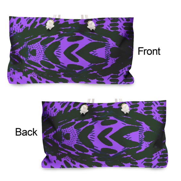 Custom Design - Large Rope Tote - From & Back View